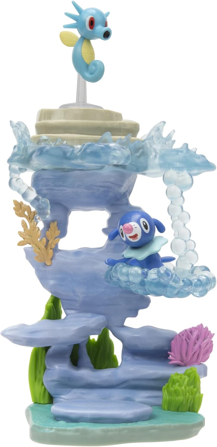 Figura Pokemon Select Underwater Environment Bajo el Agua Horsea Popplio