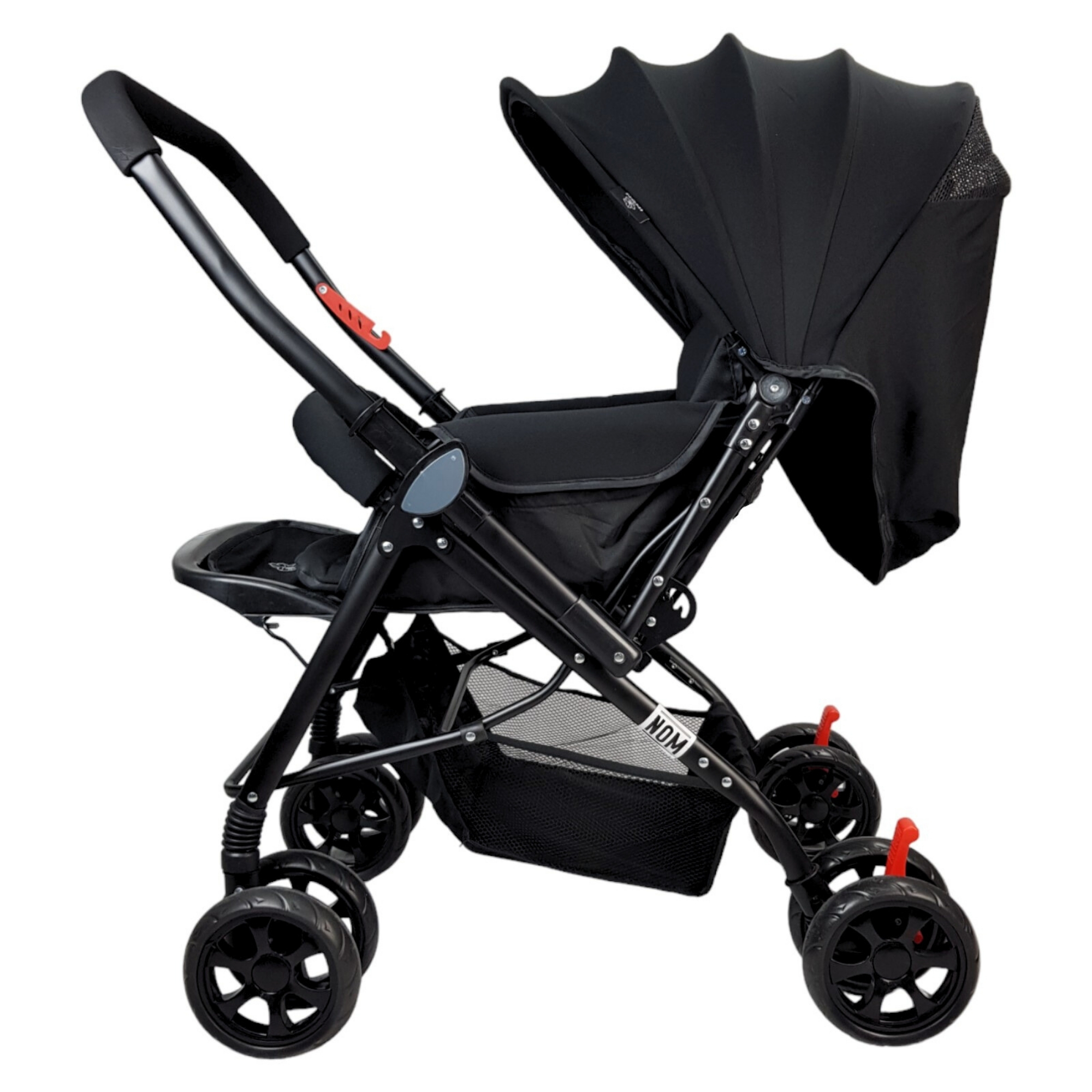 Carriola para Bebe Asiento con Posiciones, Reversible, Compacta - Negro