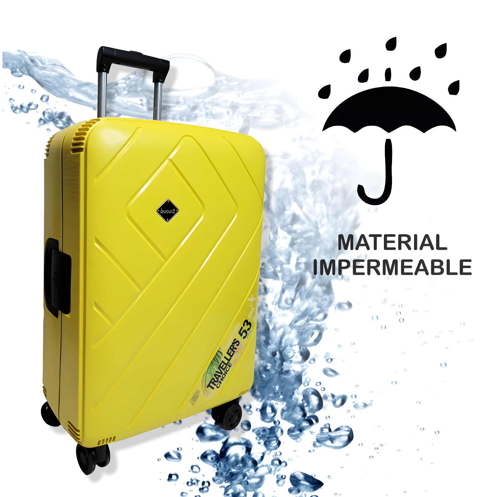 Set De 2 Maletas de Viaje Irrompibles Con Material Abs.