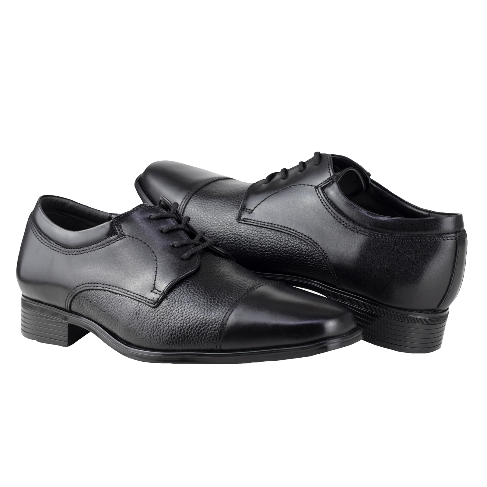 Zapato De Vestir Oxford Gino Cherruti Para Hombre 513 Negro.