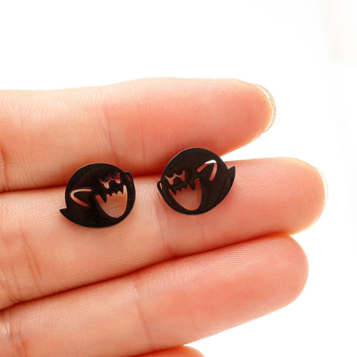 Aretes Pendientes Super Mario Boo Mujer Elegante Moda Fiesta Regalo