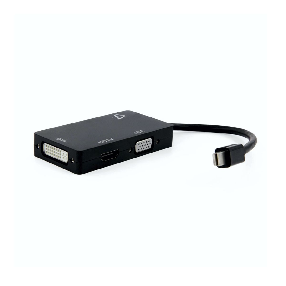 Adaptador 3 En 1 Mini Dp Displayport A Hdmi Vga Dvi Compatible Con Mac.