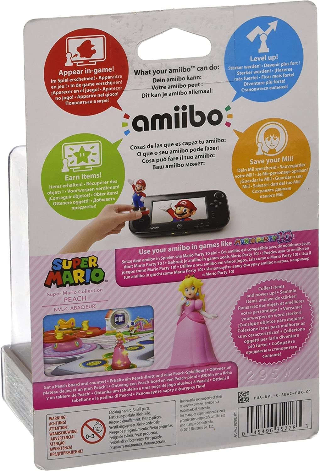 Nintendo Amiibo Peach Super Mario Accesorios Piezas Videoconsolas
