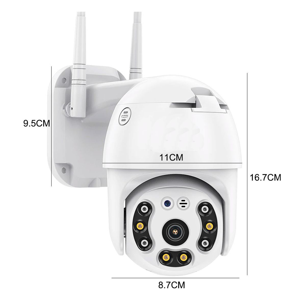 Camara Inalambrica WIFI Para Interiores o Exteriores Vision Nocturna 1080P Celular o PC.