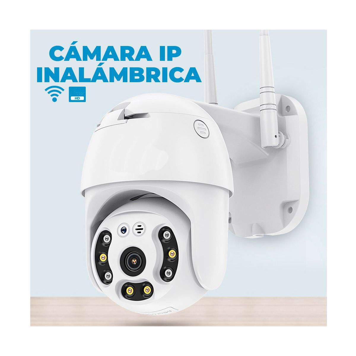 Camara Inalambrica WIFI Para Interiores o Exteriores Vision Nocturna 1080P Celular o PC.