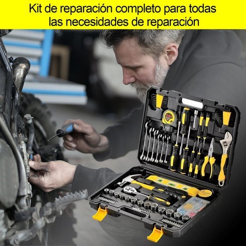 Juego Herramientas Mecánicas, Kit Herramientas Manuales 108p