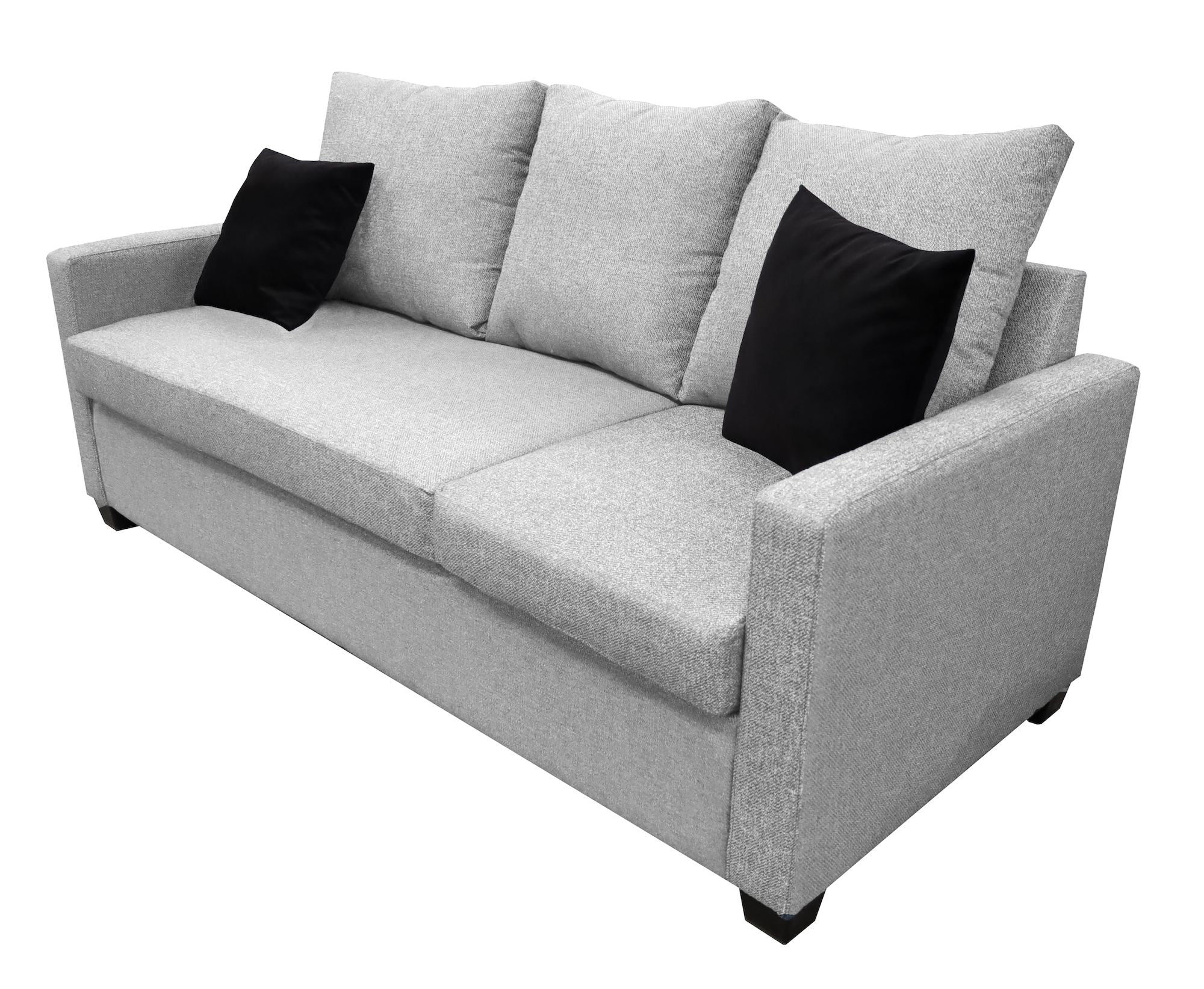 Sala Esquinera El Bazar Store Denver Gris Plata, 200x140 cm, Lado derecho e Izquierdo, Lino nacional, Sofa.
