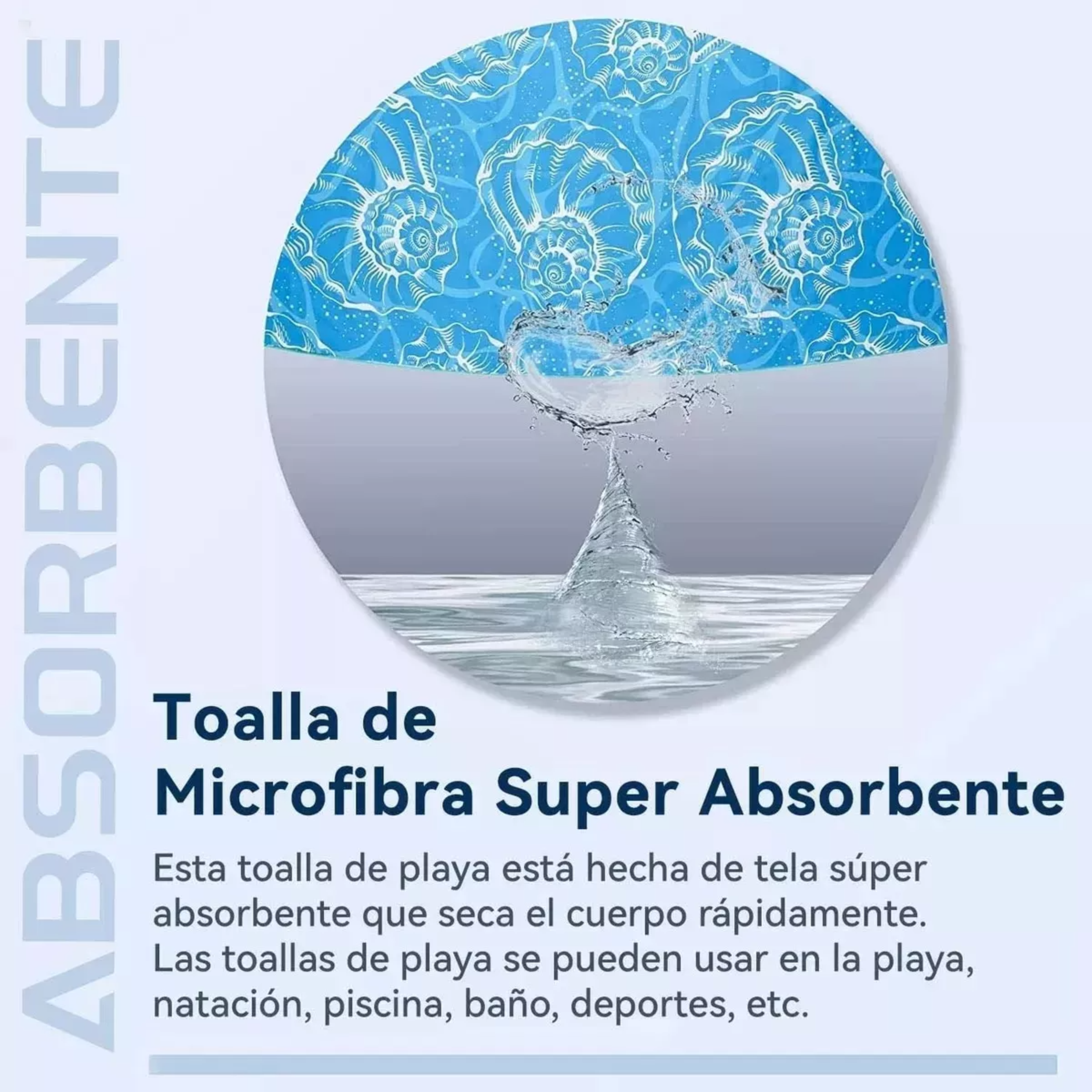 Toalla De Playa Superligera, 180 X 80 Toalla Para Gym Playa.