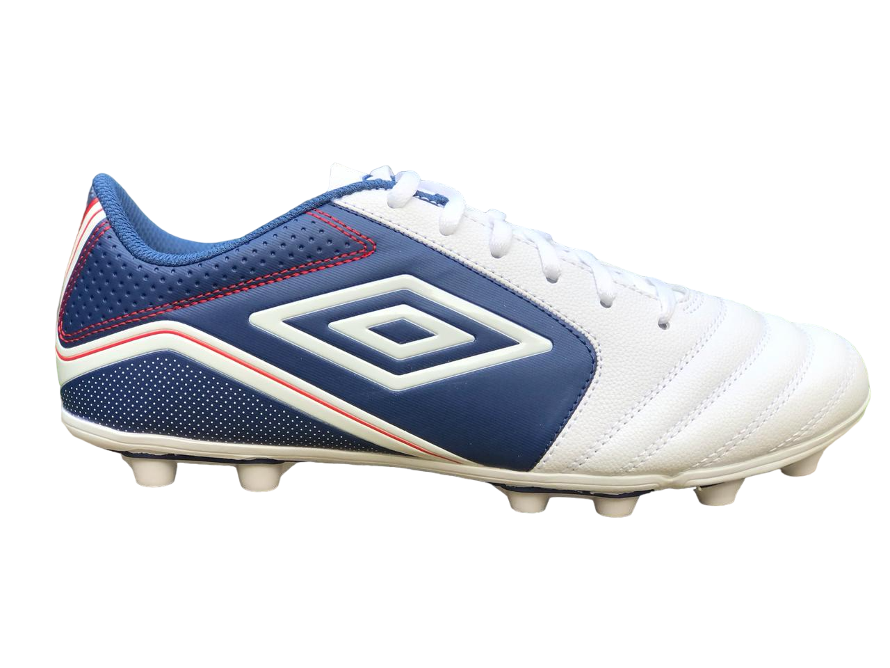 Tenis Umbro Classico XII HGR Blanco Tacos Fútbol Campo Duro.