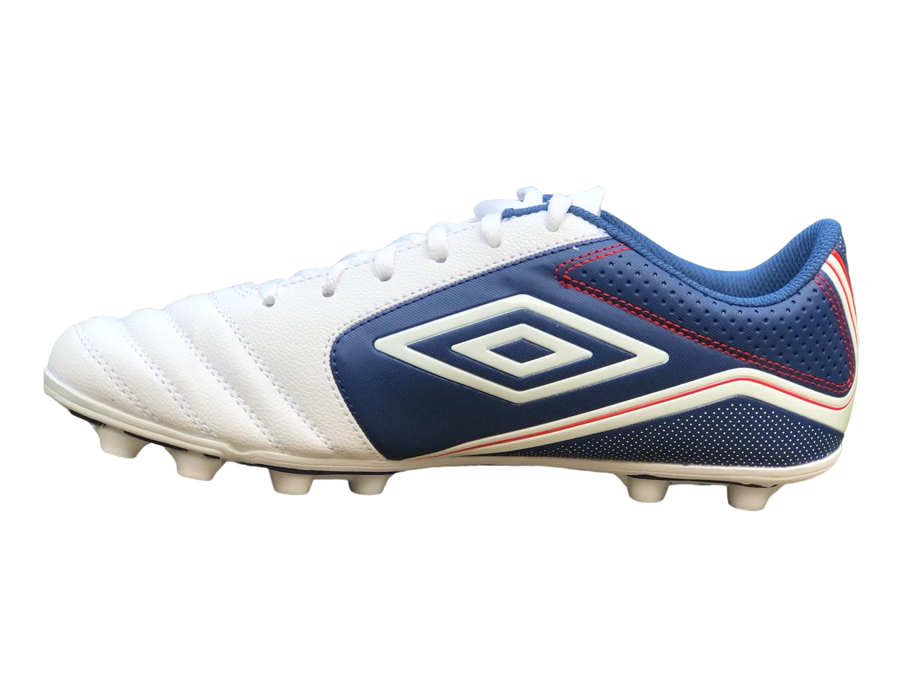 Tenis Umbro Classico XII HGR Blanco Tacos Fútbol Campo Duro.