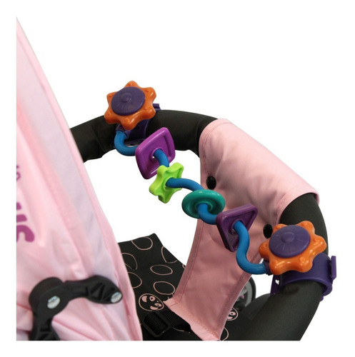 Carriola De Bastón Plegable Para Bebé Kool Baby Car-104 Color Rosa.