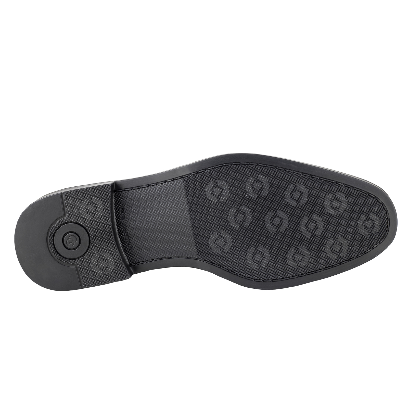 Zapatos Derby Hombre Gino Cherruti 225 Negro Piel Puntedos.