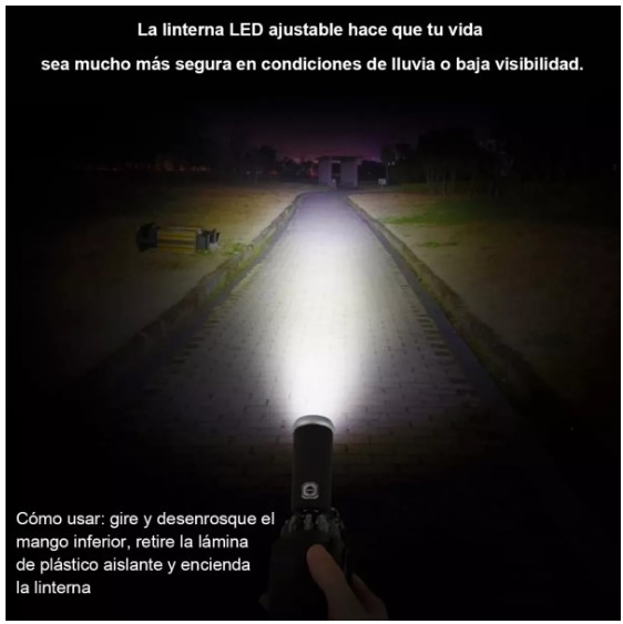 Sombrilla Reflejante Lampara Led portatil T