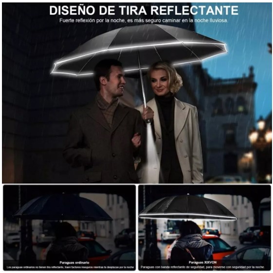 Sombrilla Reflejante Lampara Led portatil T