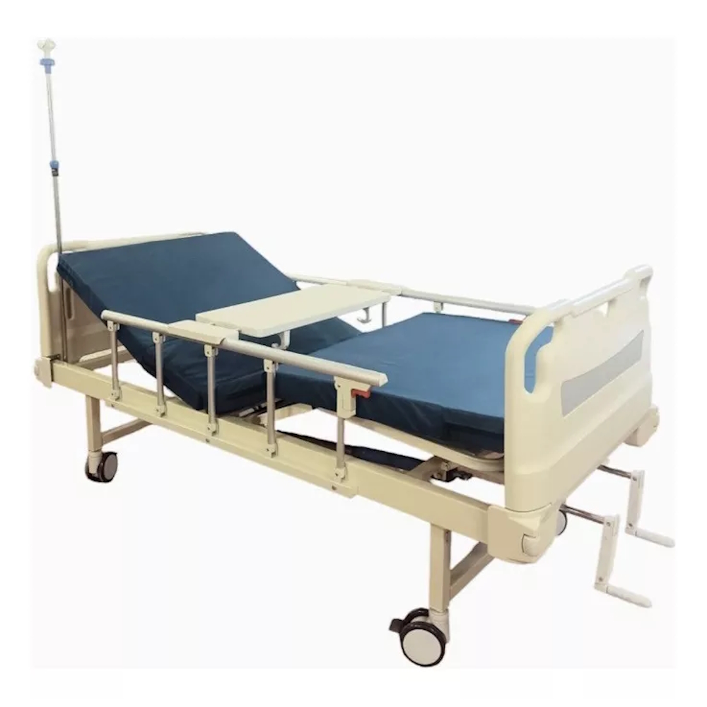 Cama Manual Hospitalaria Acero Tubular C/accesorios Mobicare