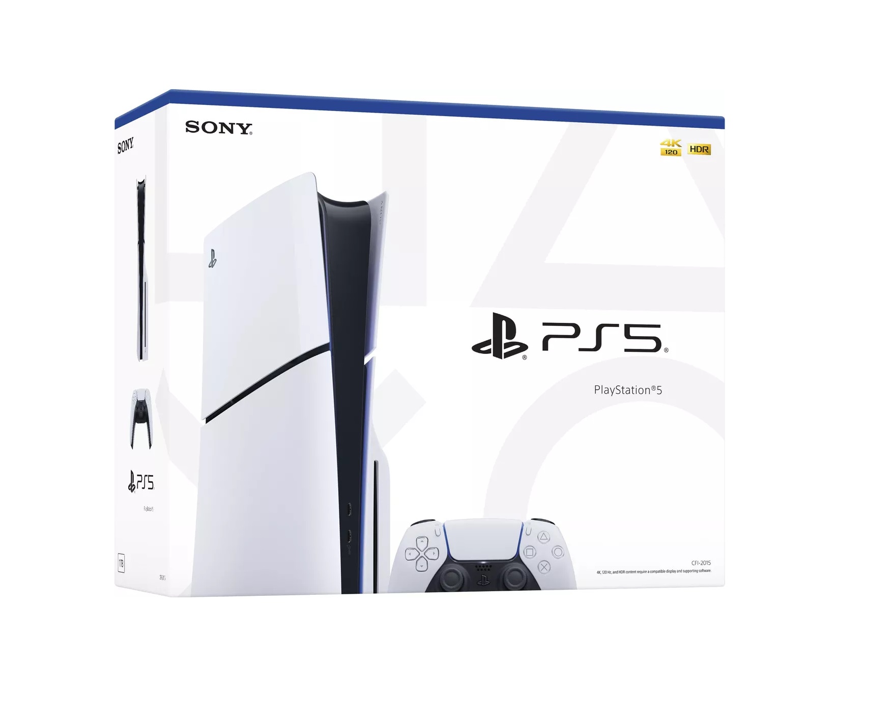 Consola Sony Playstation 5 Slim Standard (Disco) de 1 Tb Versión Internacional).