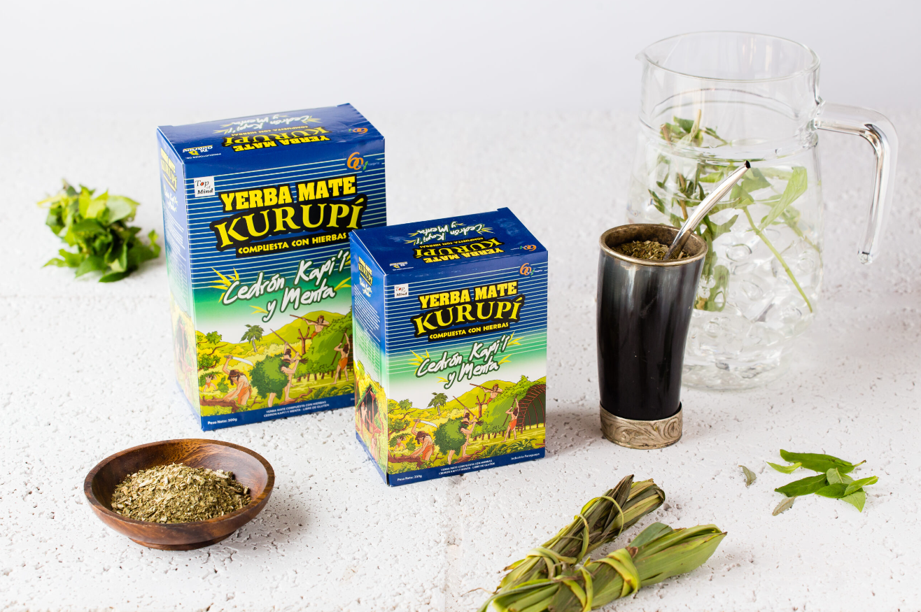 Yerba Mate Kurupí Cedrón y Menta 500 g