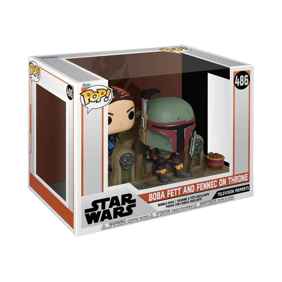 Funko Pop Star Wars Boba Fett and Fennec on Throne 486.