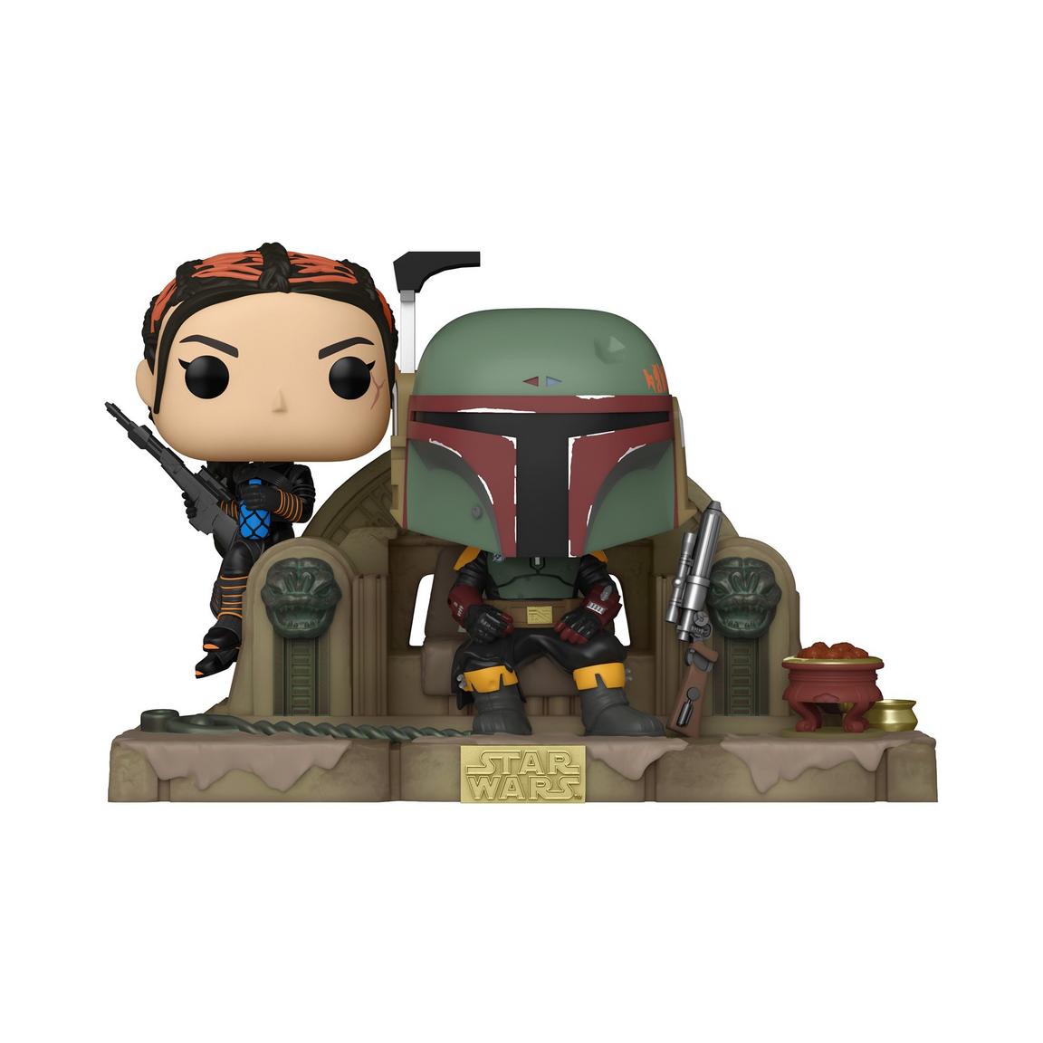 Funko Pop Star Wars Boba Fett and Fennec on Throne 486.