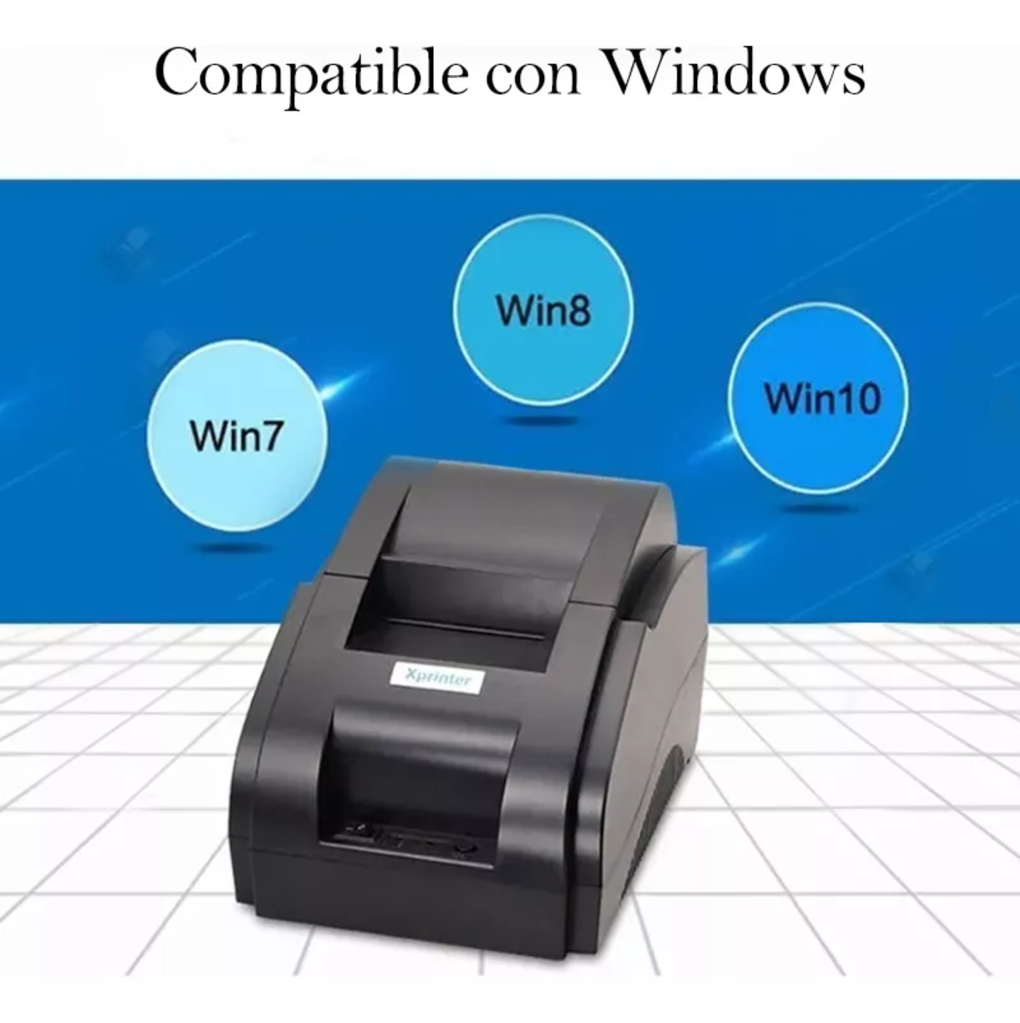 Impresora Térmica Usb Impresora De Recibos De 58 Mm FANDBO XP-58IIH Negro 110V.