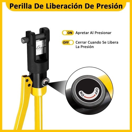 16 Ton Ponchadora Pinza Hidraulica Set 34 Pzs Dados 4-300mm
