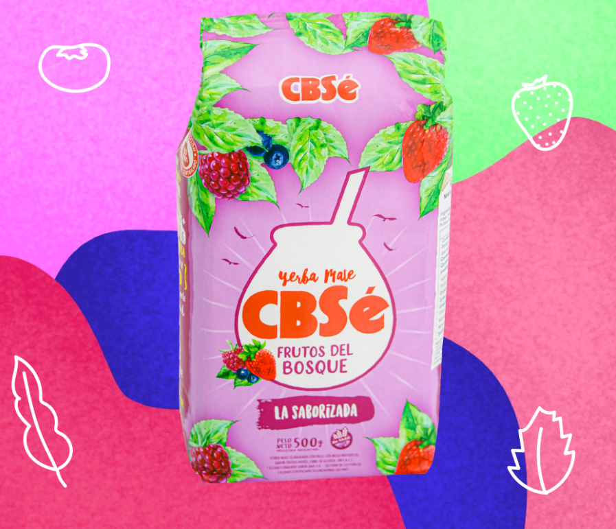Yerba Mate CBSé Frutos del Bosque 500 g.