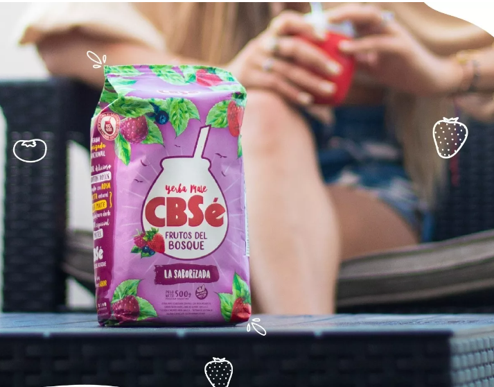 Yerba Mate CBSé Frutos del Bosque 500 g.