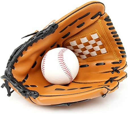 A GUYUN Juego De Bate de béisbol, 3 Sets. 1 Bate de béisbol de aleación de Aluminio de 25 "63 cm de Largo, 1 ud. 10,5" tamaño para Guante de PVC para niños y 1 ud. Bolsa de béisbol estándar de 9".