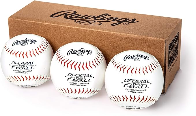 A Rawlings - Pelotas de béisbol para jóvenes o Entrenamiento (Caja de 3 o 12).