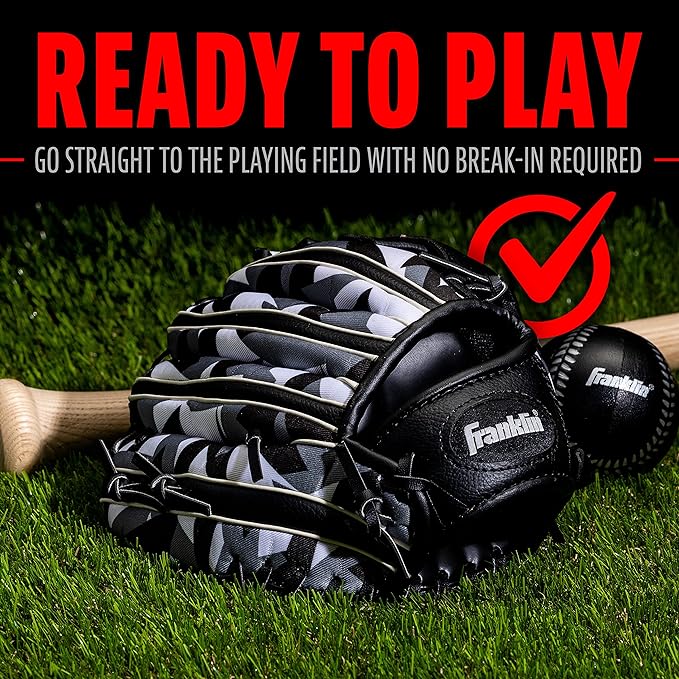 A Franklin Sports Field Master Midnight Series - Guante de béisbol para diestros.