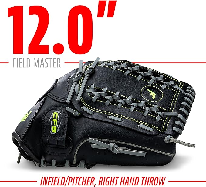 A Franklin Sports Field Master Midnight Series - Guante de béisbol para diestros.