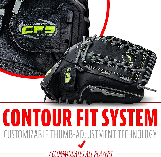 A Franklin Sports Field Master Midnight Series - Guante de béisbol para diestros.