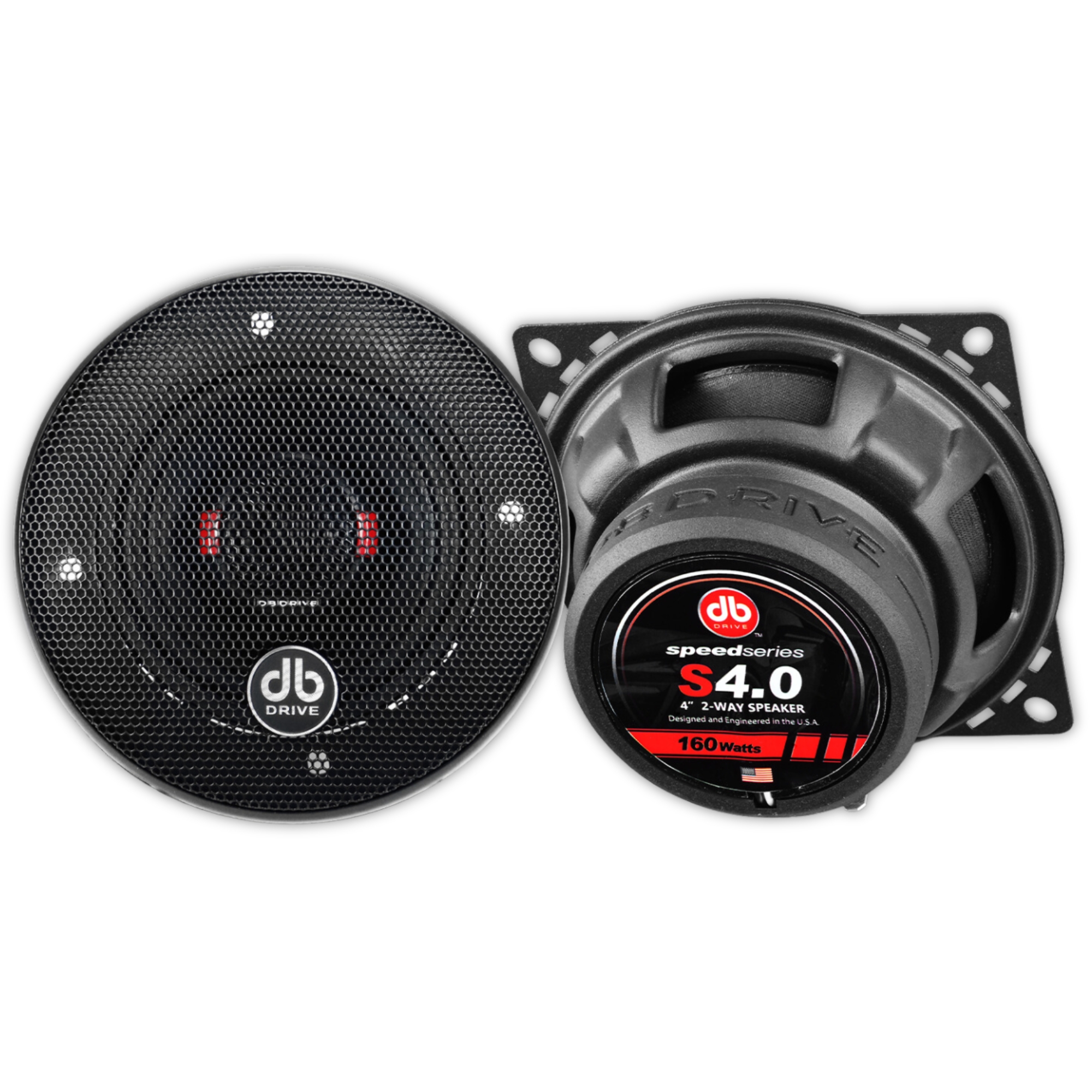 Set de Bocinas Coaxiales DB Drive S4.0 160W 4 PLG