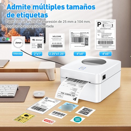 Impresora De Termica De Envío Etiqueta Adhesiva Usb 25-104m
