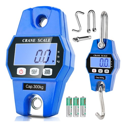 Báscula Industrial Digital Colgante Portátil Con Colgar 300 kg