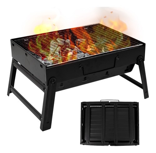 Asador Parrilla Carbón Grill Cocina Bbq Portátil Cocina