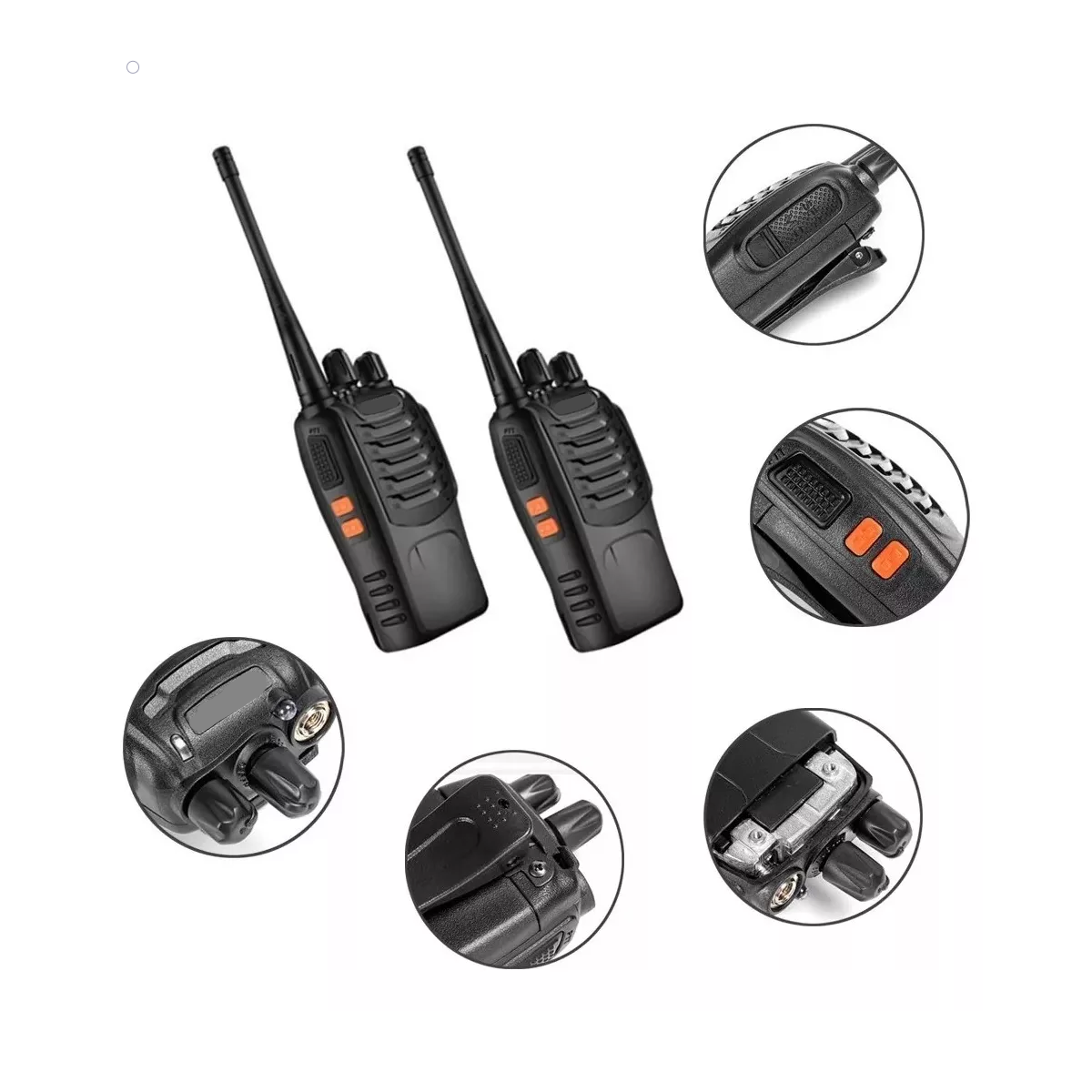 Radios Baofeng Walkie Talkies Bf-888s Kit 2 Pc Manos Libres.