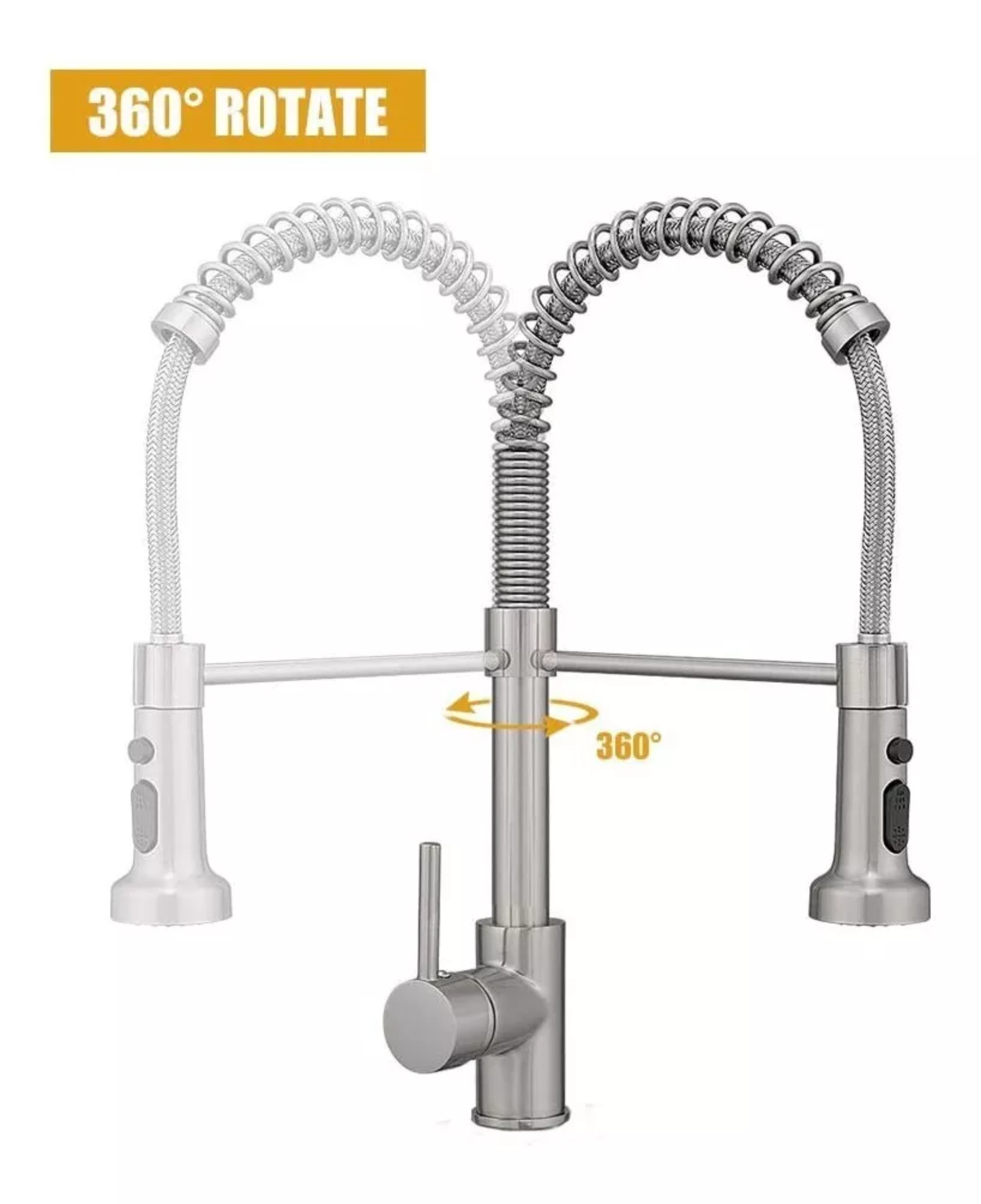 Weluvfit Grifo Mezclador Cocina Monomando Fregadero Llave.