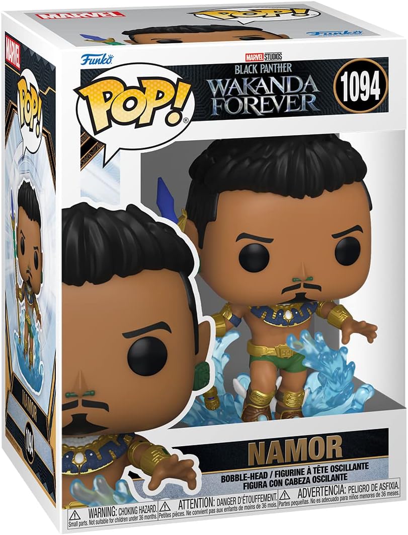 Funko Pop Wakanda Forever Namor 1094 DAÑO