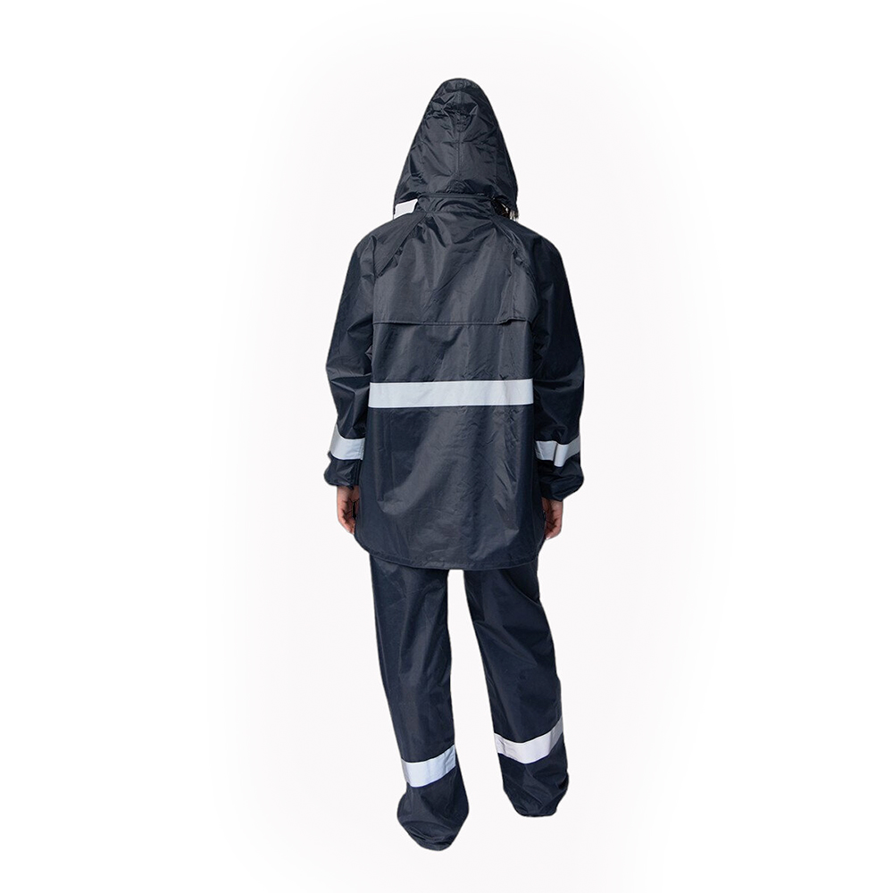 Impermeable para lluvia Senderismo Montaña Uso Rudo + Reflejantes Beckon.