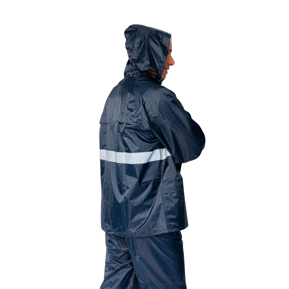 Impermeable para lluvia Senderismo Montaña Uso Rudo + Reflejantes Beckon.