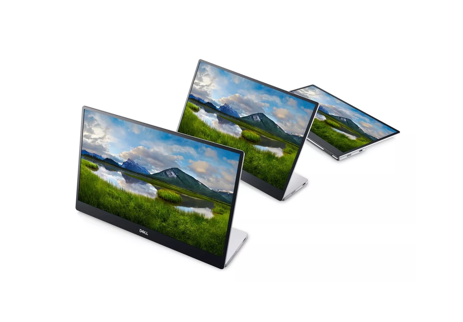 Monitor Portátil Dell Modelo: P1424H de 14 Pulgadas IPS Full Hd 60 Hz, USB-C Color Gris.