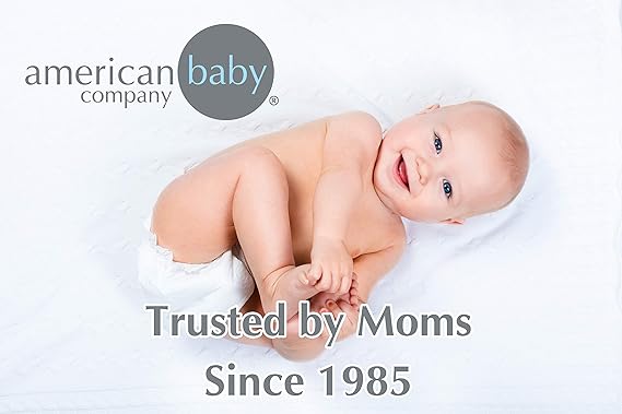 A American Baby Company - Juego de 2 sábanas Ajustadas para Cuna de 24 x 38 Pulgadas, Suave y Transpirable