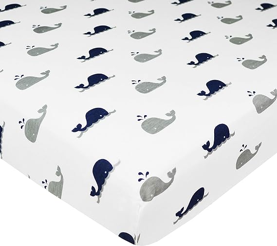 A American Baby Company - Juego de 2 sábanas Ajustadas para Cuna de 24 x 38 Pulgadas, Suave y Transpirable