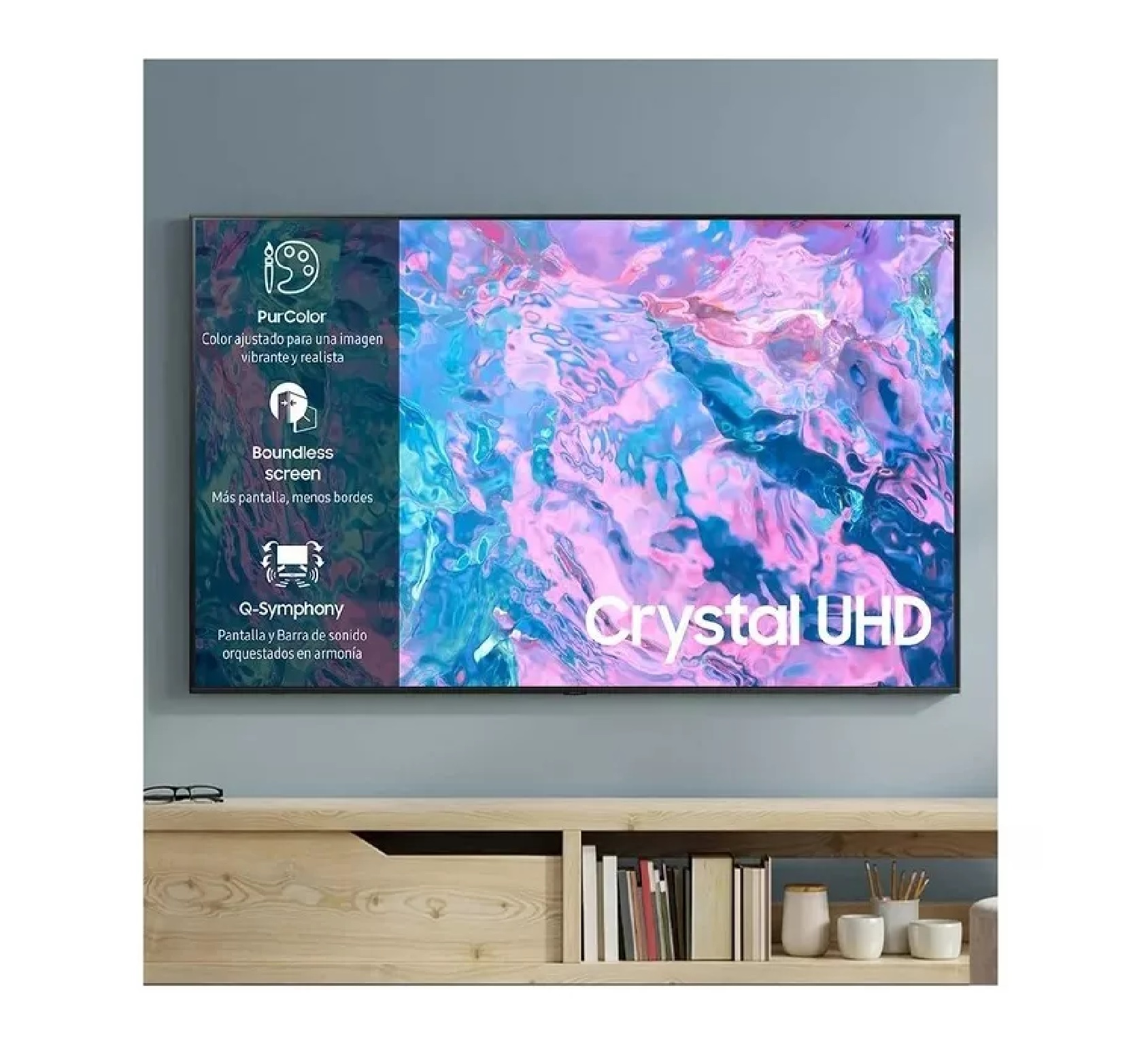 Pantalla Samsung Un50cu7000f De 50 Crystal Uhd 4k.