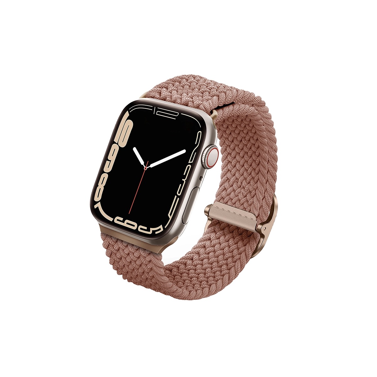 Correa Tejida Apple Watch 9 | 8 | 7 | 6 | 5 | 4 | 3 | 2 | 1 | SE Series de 45/44/42 mm Aspen Rosa Uniq.