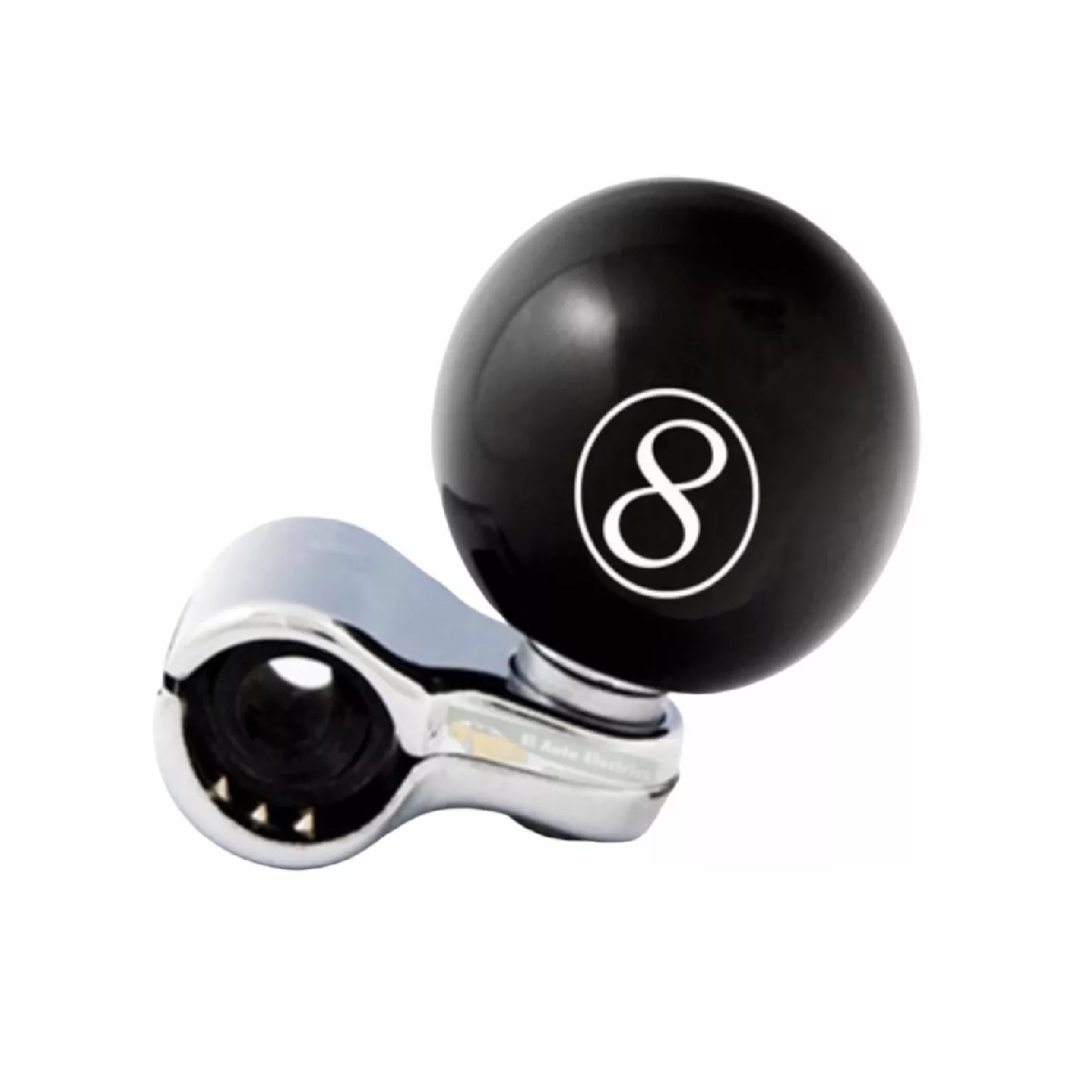 Perilla Para Volante Bola 8 Negro.