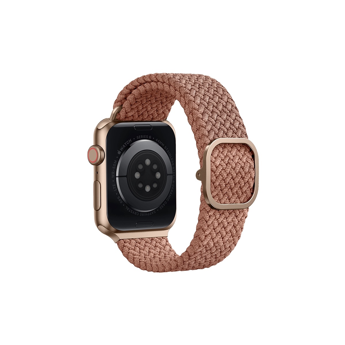 Correa Tejida Apple Watch 9 | 8 | 7 | 6 | 5 | 4 | 3 | 2 | 1 | SE Series de 45/44/42 mm Aspen Rosa Uniq.