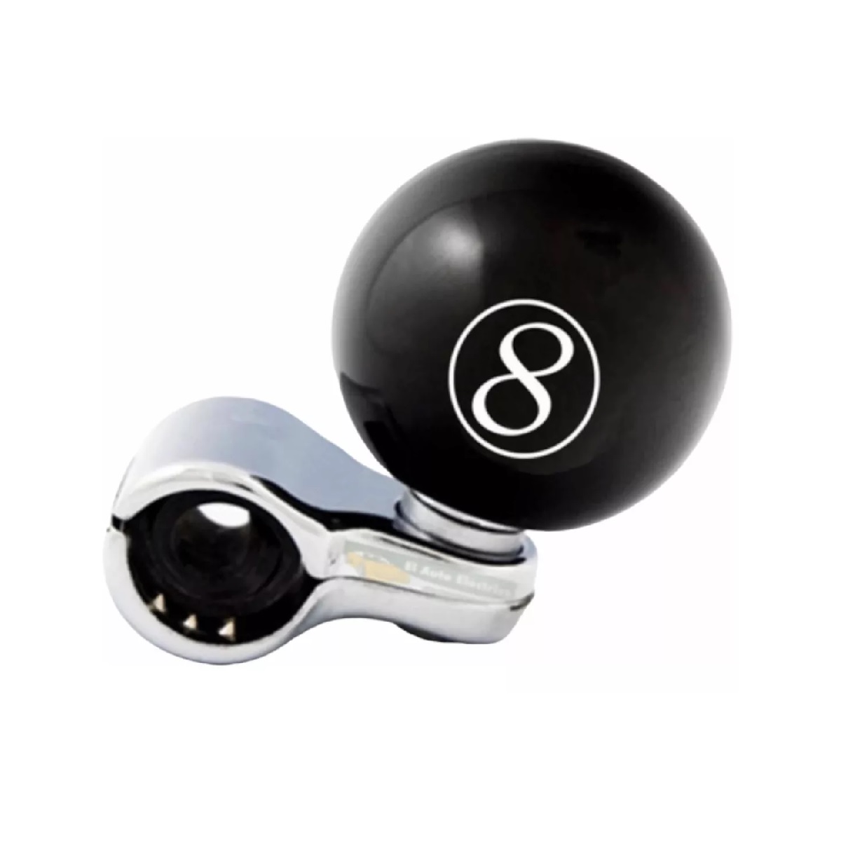 Perilla Para Volante Bola 8 Negro.