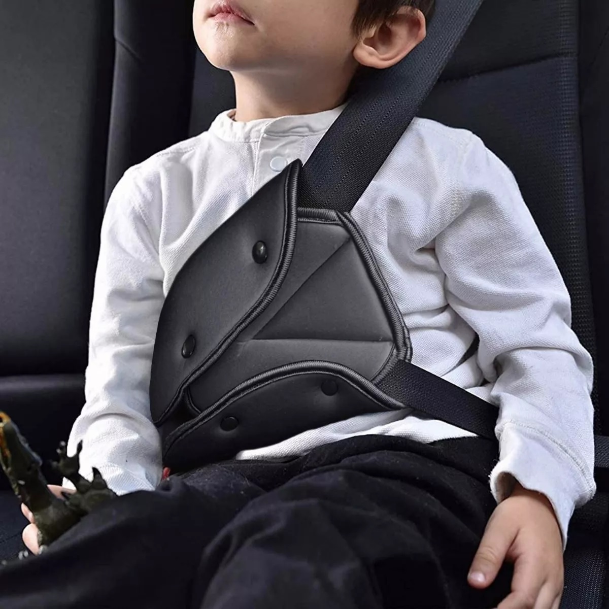 Triángulo Del Cinturón De Seguridad Para Niños Negro .